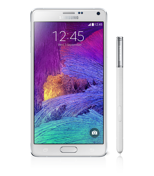 GALAXY Note4 フロストホワイト