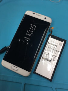 Galaxy S7Edgeバッテリー交換