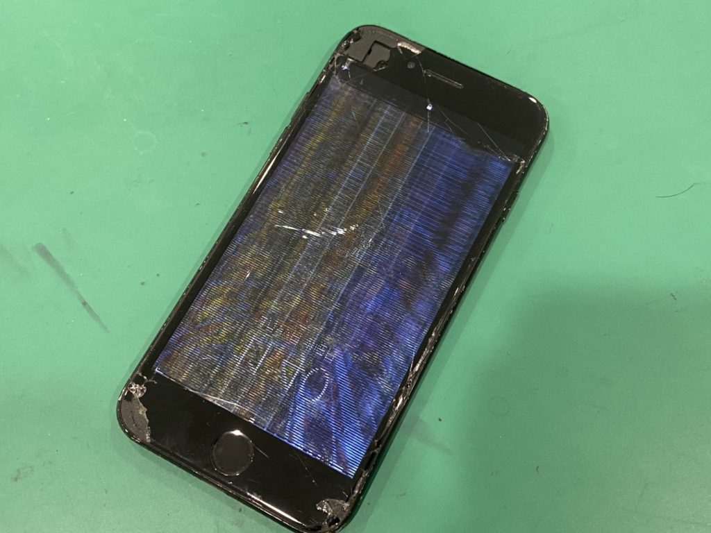 Iphone 7 画面割れ 液晶が映らない タッチできない症状 即日修理 スマホ修理王