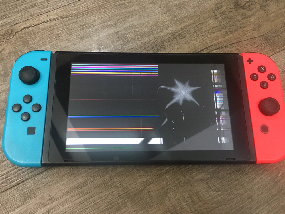 任天堂スイッチ（Nintendo Switch）の液晶が割れて修理に出してみた 【スマホ修理王】 【スマホ修理王】