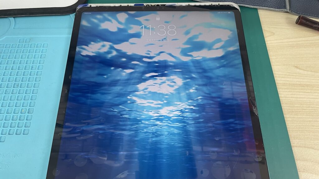 iPad Pro 12.9 (第3世代)】落として画面が割れてしまった！即日画面 