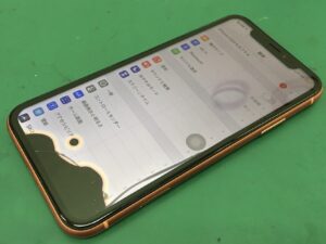 防府市iPhoneXRガラス修理
