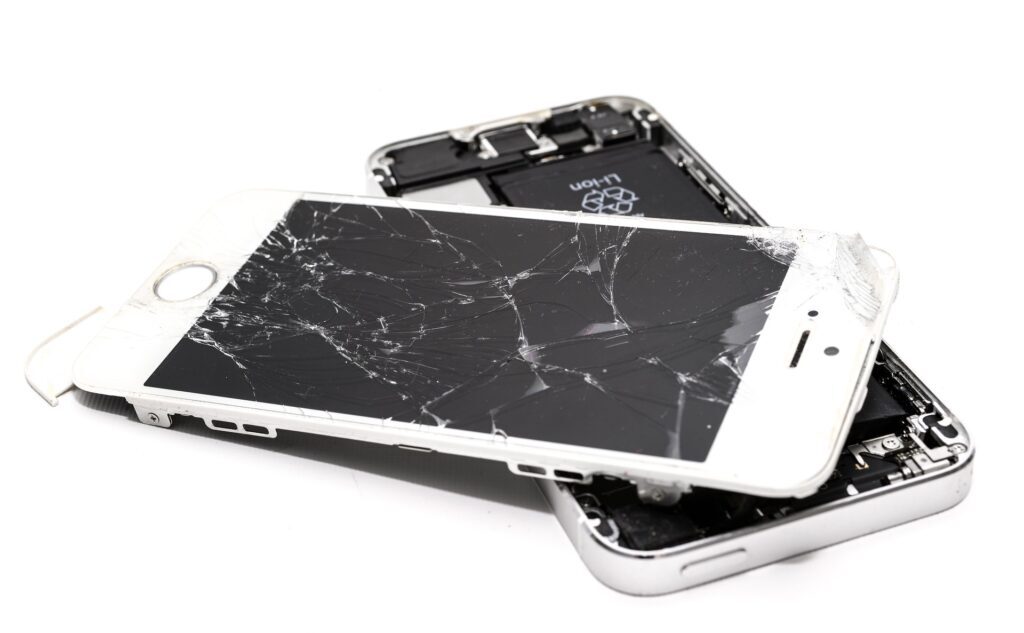 iPhoneガラス修理