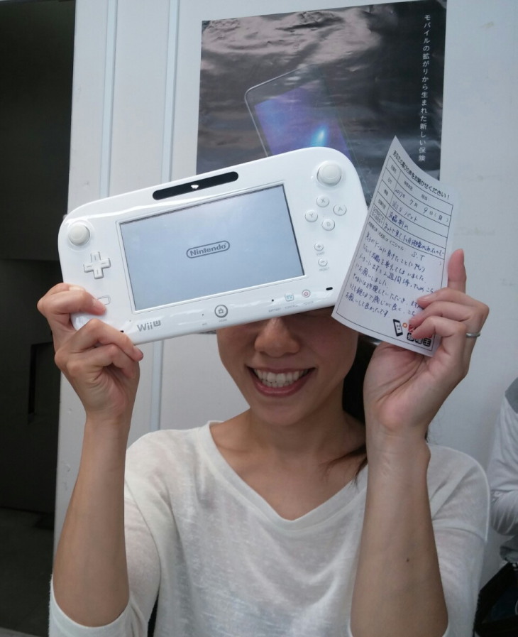 Wii U Gamepad メーカーに出すと2週間待つためこちらにお願いしました スマホ修理王