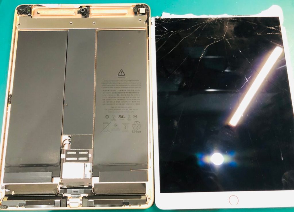 iPad Air3】ガラス割れでボロボロでも即日修理可能 | 【スマホ修理王 