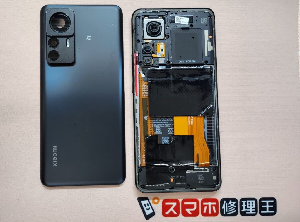 充電器なし Xiaomi 12T Pro ブラック 128GB 裏面だけボロボロ 