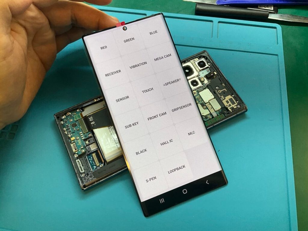 Galaxy S22 Ultraの画面割れ修理もデータそのまま最短即日：スマホ修理 