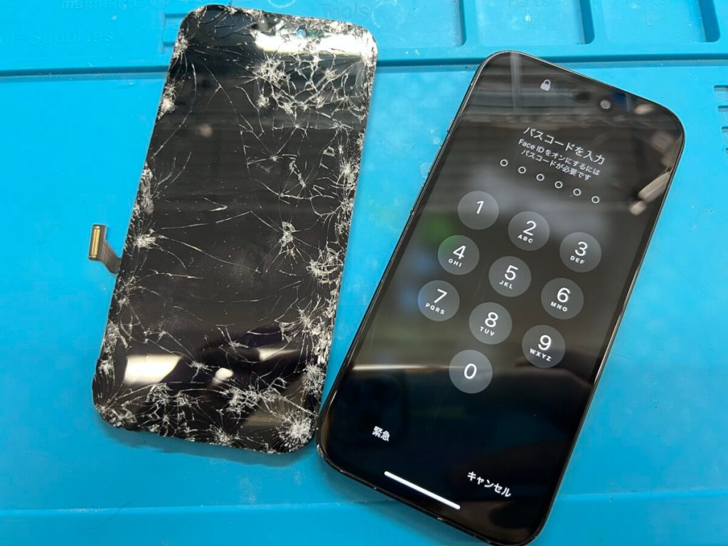 iPhone 15の画面割れ修理もデータそのまま最短即日 | 【スマホ修理王 